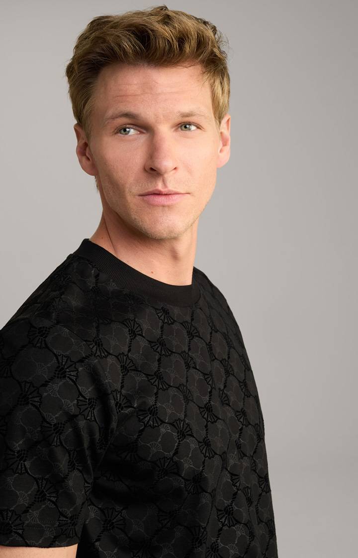 ﻿Joop Cornflower T-Shirt Panos in Schwarz Begrenzte Freigabe