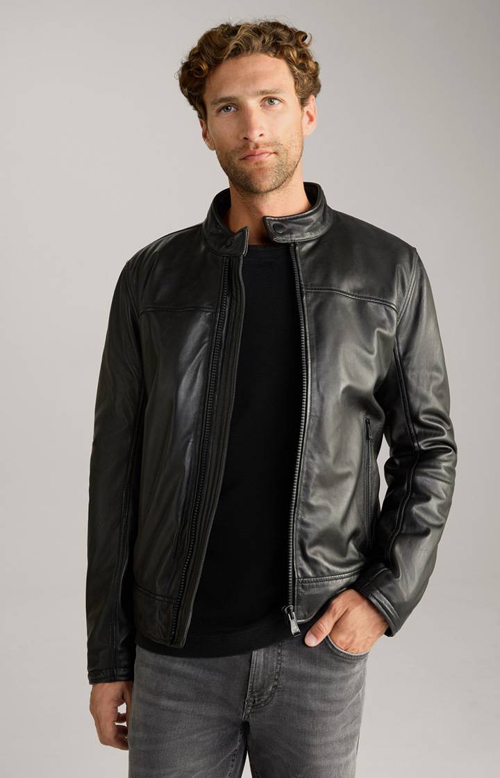 Joop Lederjacke Cleary in Schwarz Bis zu 55% Rabatt