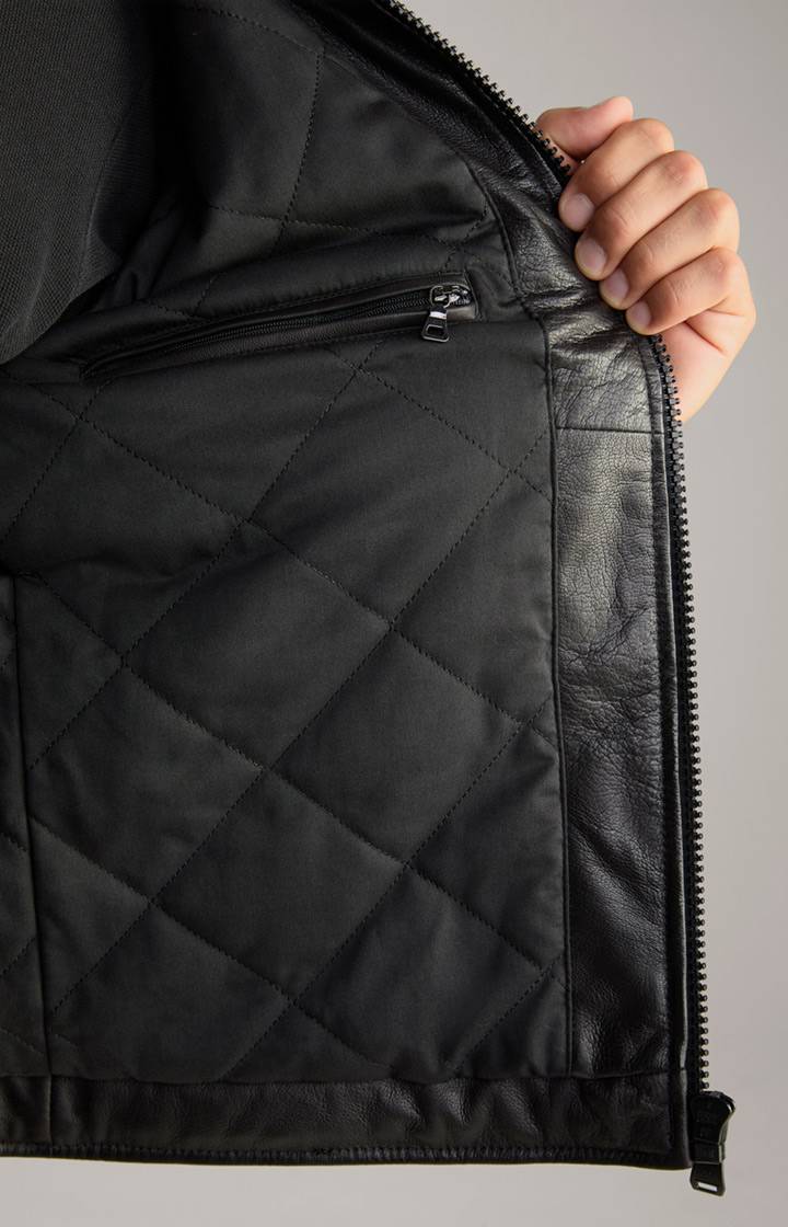 Joop Lederjacke Cleary in Schwarz Bis zu 55% Rabatt