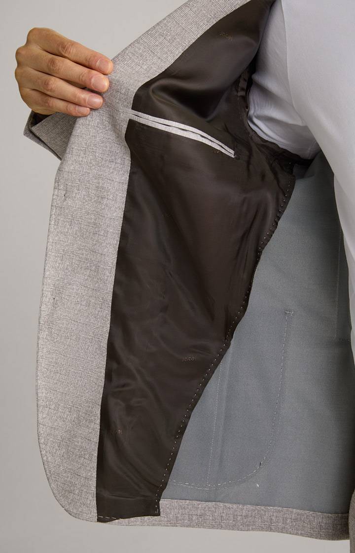 Joop Jerseysakko Hoverest in Grau kariert Discount Store für neue Produkte