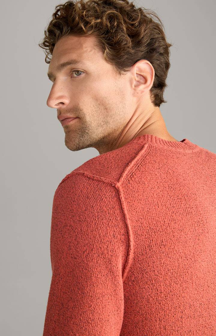 Joop Pullover Bohdan in Orange meliert Fabrikladen
