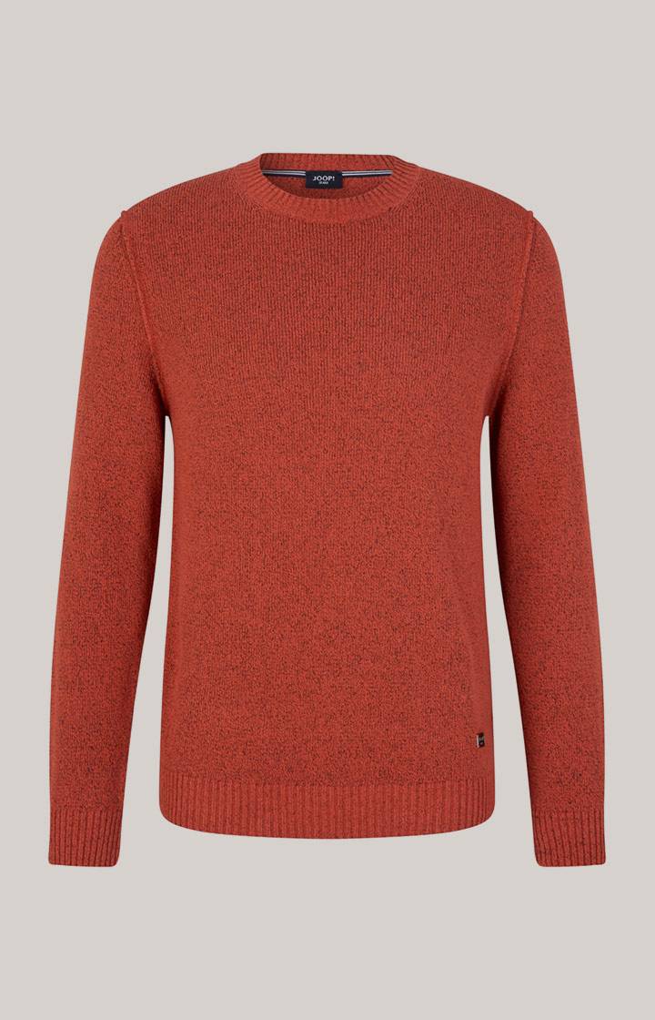 Joop Pullover Bohdan in Orange meliert Fabrikladen