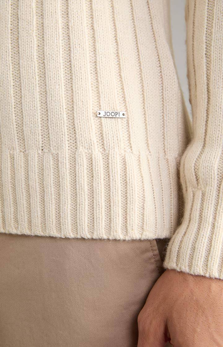 Joop Cashmere-Mix-Pullover Brianor in Beige Speichern exportieren