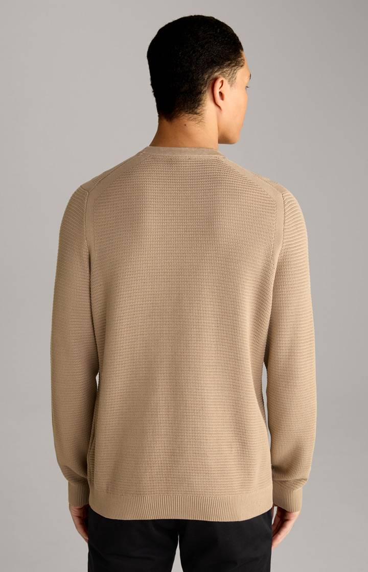 Joop Strickpullover Conrados in Hellbraun Auslauf