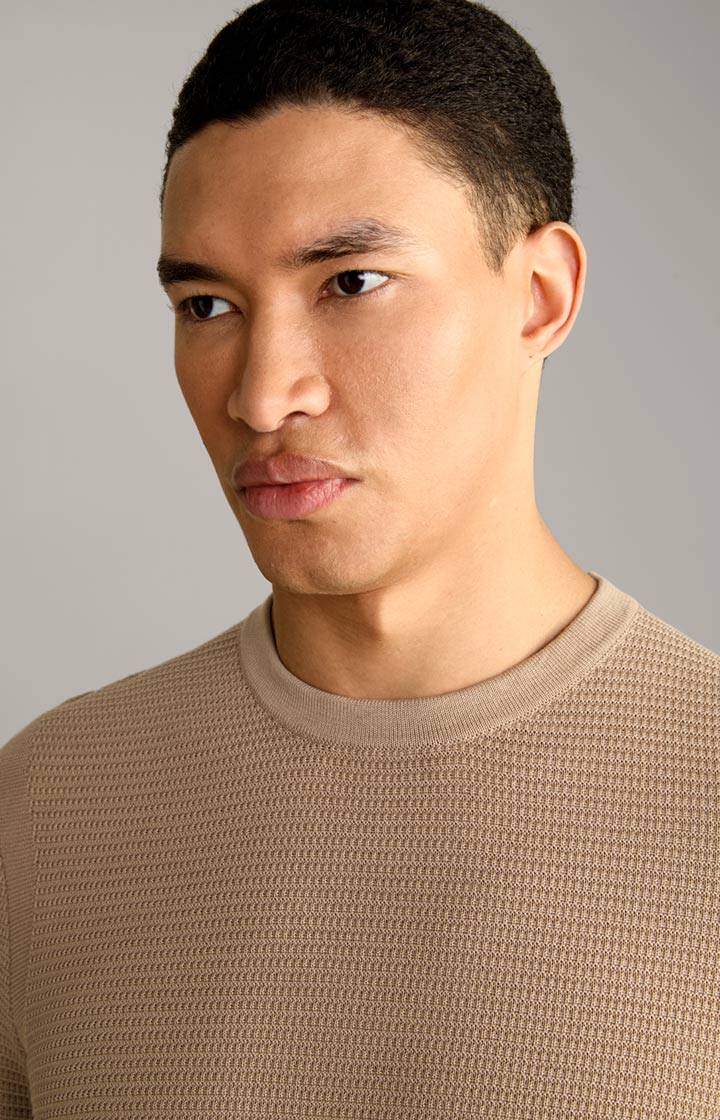 Joop Strickpullover Conrados in Hellbraun Auslauf