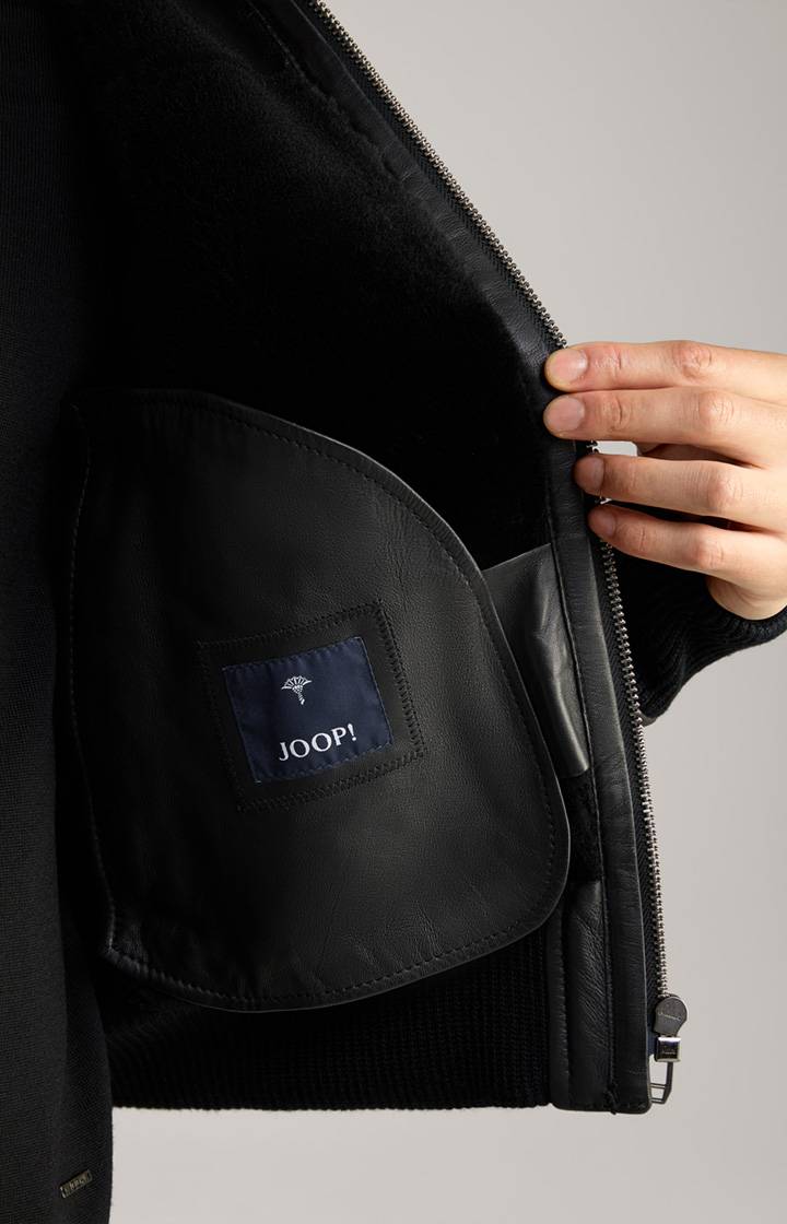 Joop Lederjacke Sonan in schwarz Meist gekauft