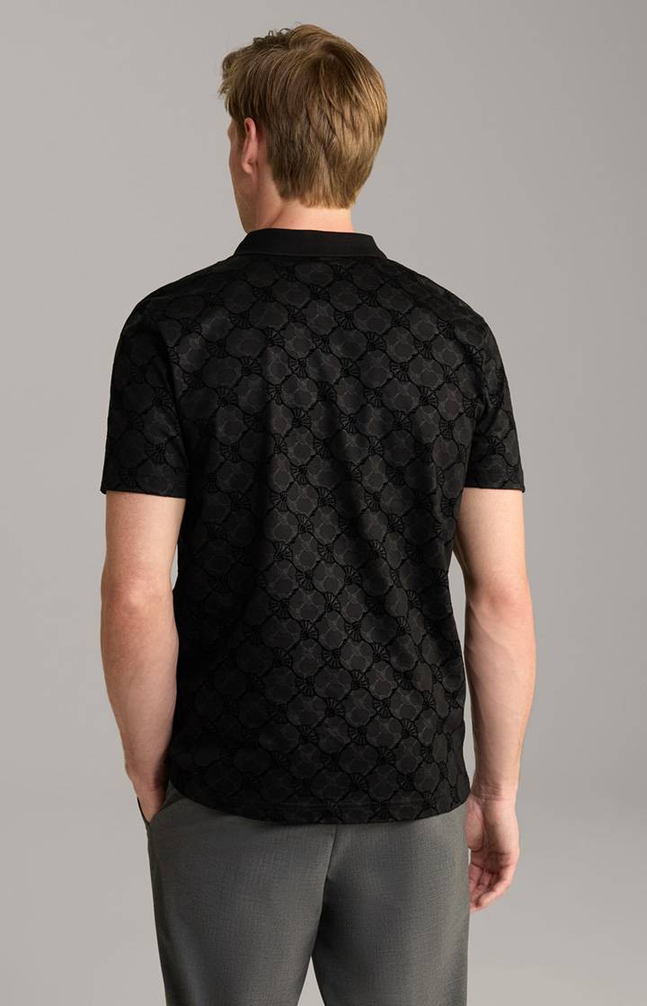 Joop Cornflower-Poloshirt Benito in Schwarz Sonderangebot
