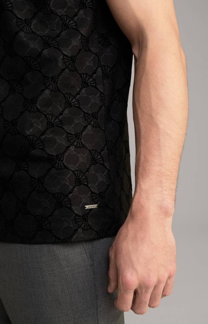 Joop Cornflower-Poloshirt Benito in Schwarz Sonderangebot