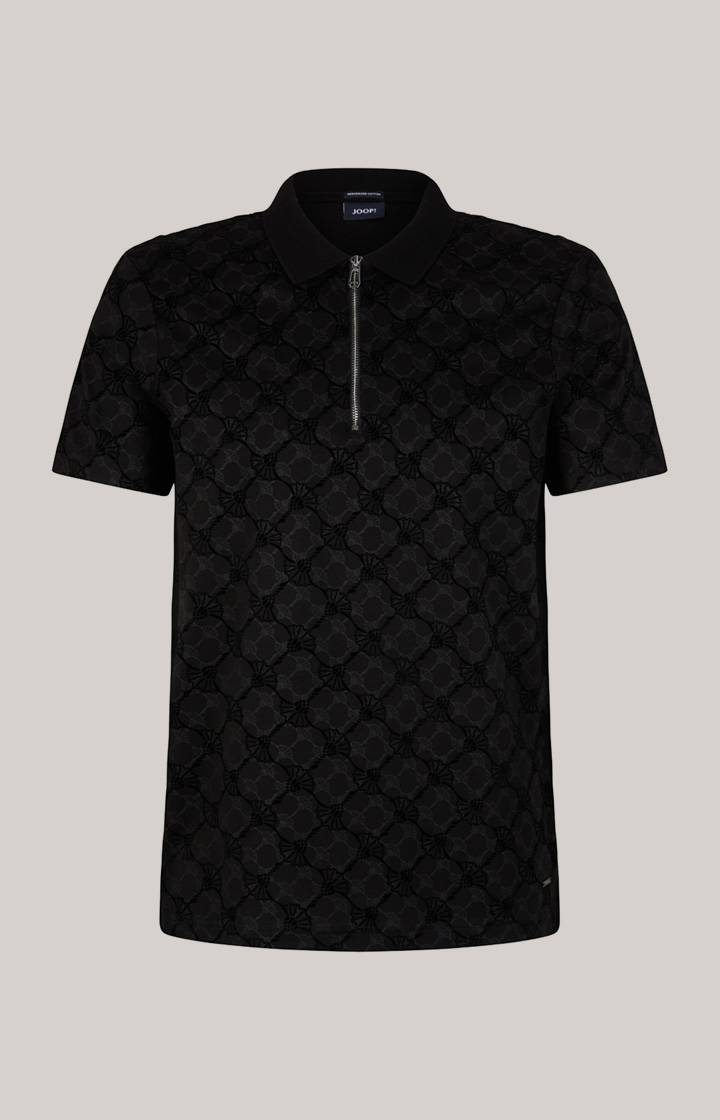 Joop Cornflower-Poloshirt Benito in Schwarz Sonderangebot