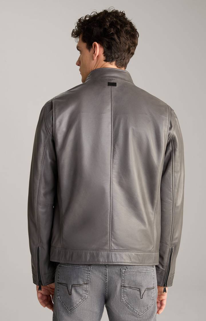 Joop Lederjacke Lif in Grau Cyber Monday