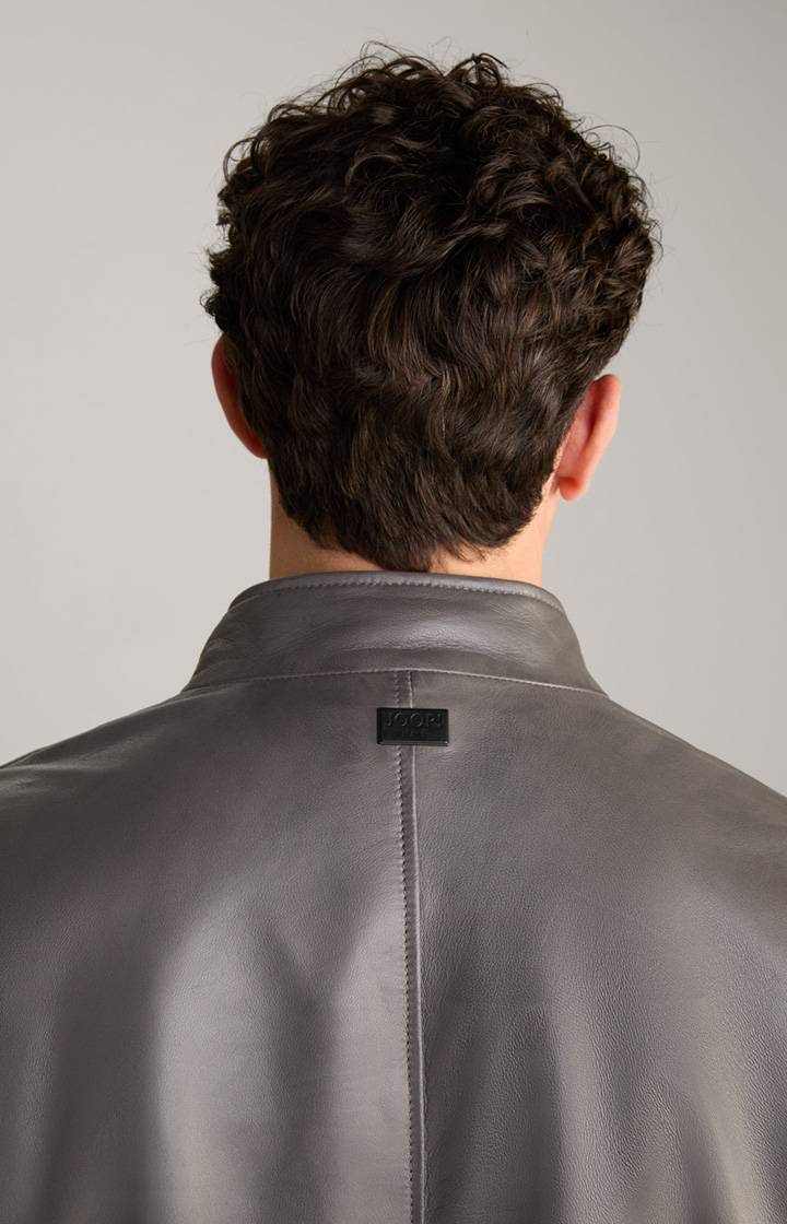 Joop Lederjacke Lif in Grau Cyber Monday