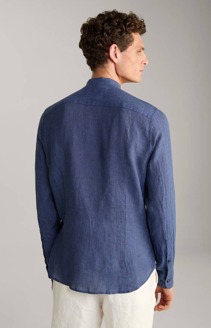 Joop Leinen-Hemd Pebo in Navy Osterangebot