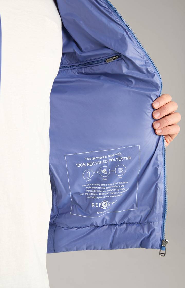 Joop Steppjacke Boros in Hellblau Heißer Verkauf