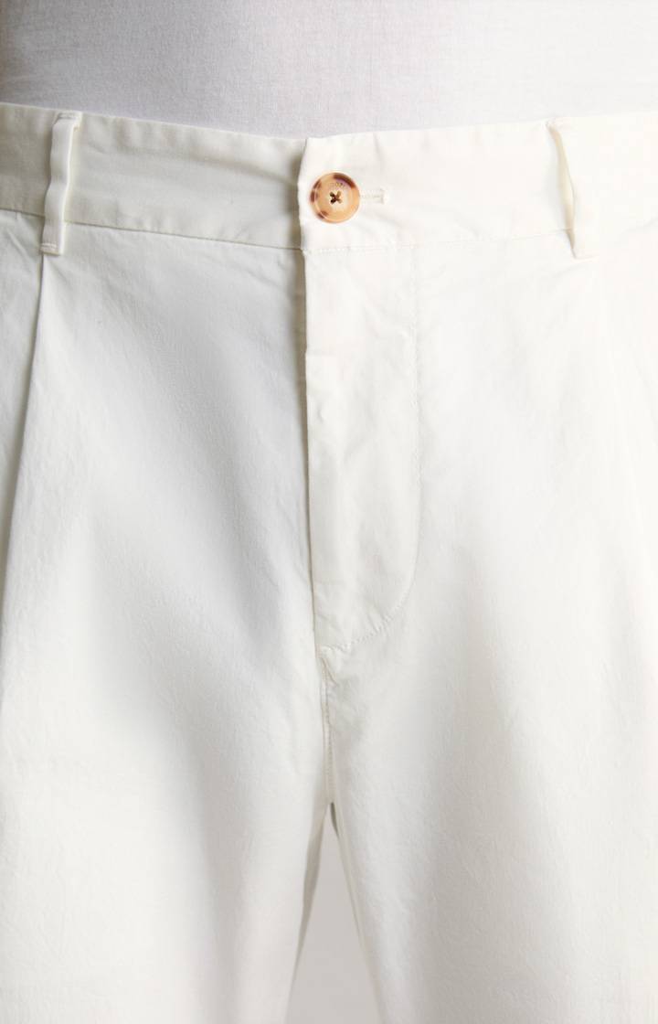Joop Bundfaltenhose Lester in Creme Große Rabatte