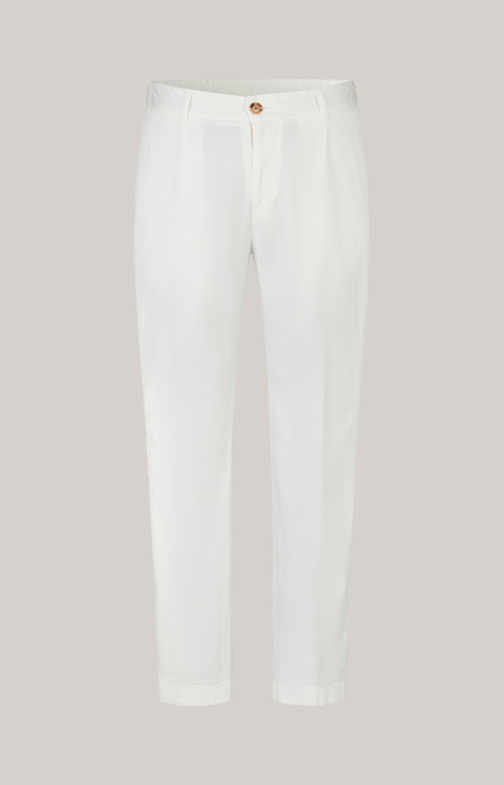 Joop Bundfaltenhose Lester in Creme Große Rabatte