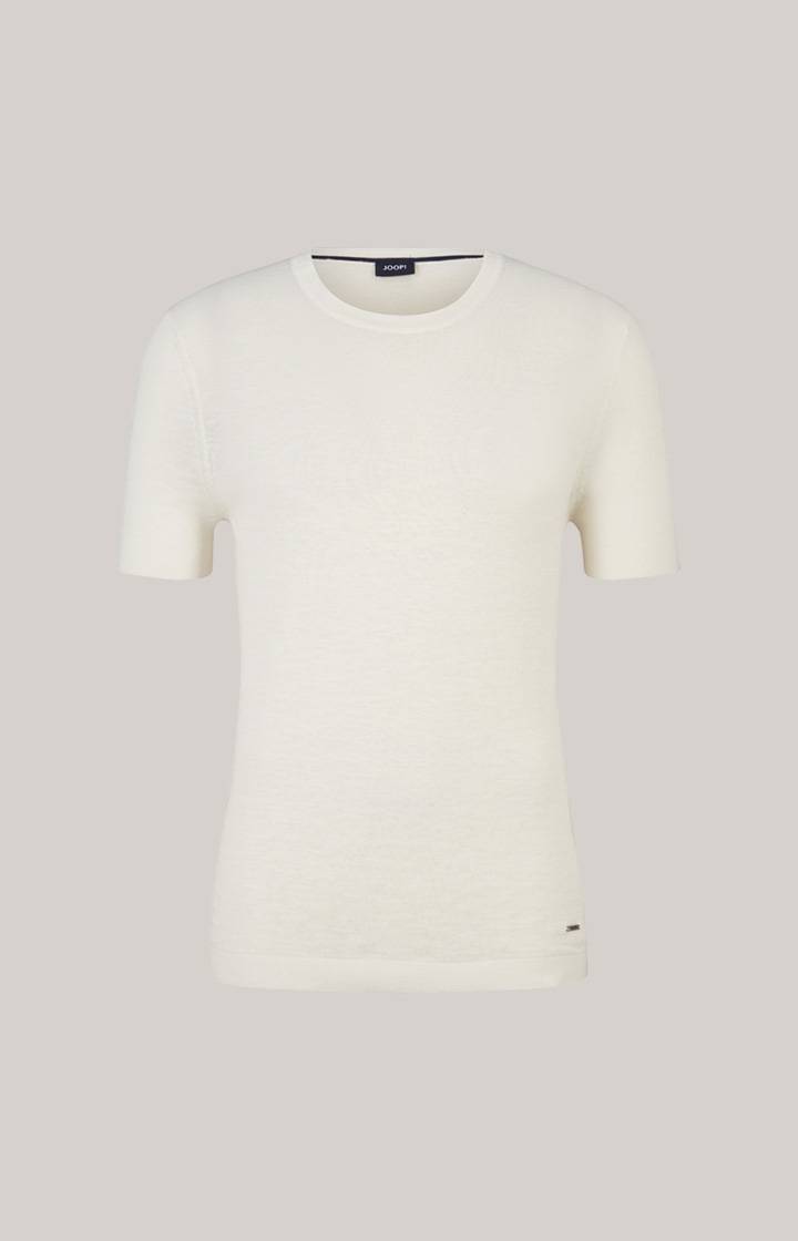 Joop Leinenmix-T-Shirt Maroso in Offwhite Kauf eins, bekomm eins gratis