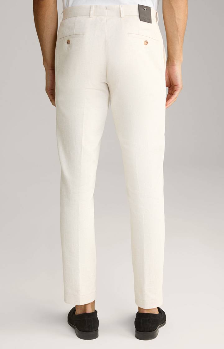 Joop Leinenmix Chino Hank in Creme Begrenzte Freigabe