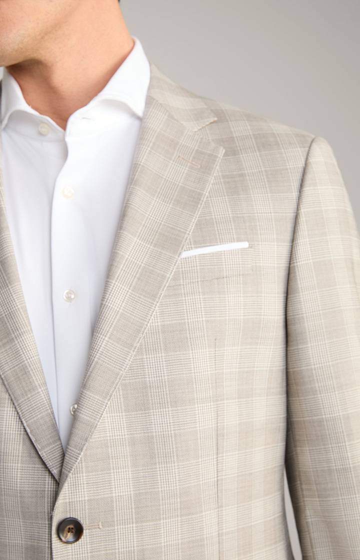 Joop Anzug Herby-Blayr in Beige kariert Letzte 3 Tage