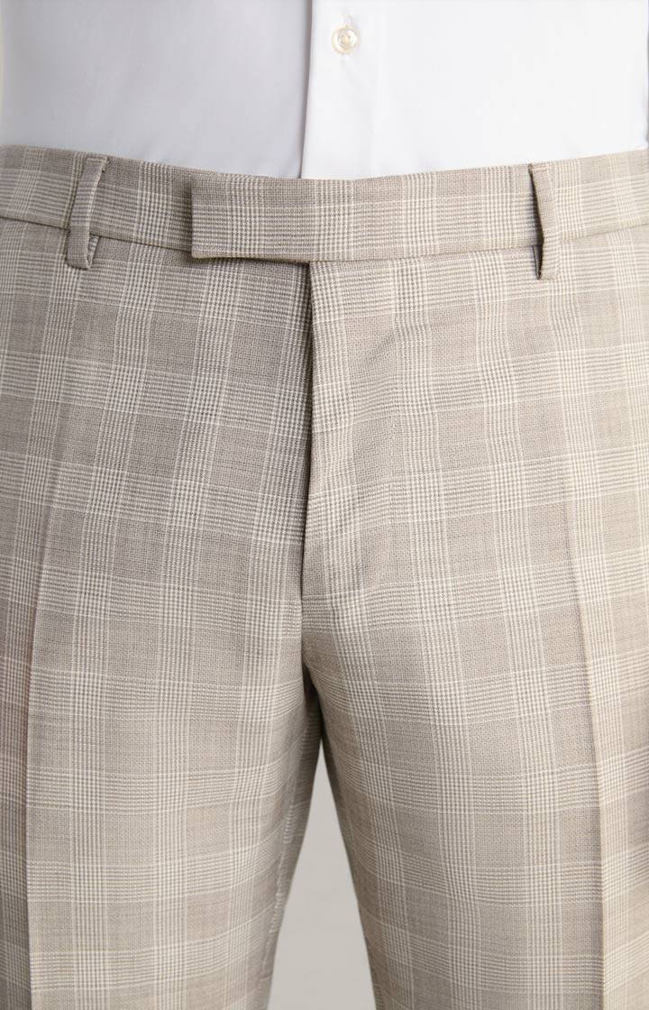 Joop Anzug Herby-Blayr in Beige kariert Letzte 3 Tage