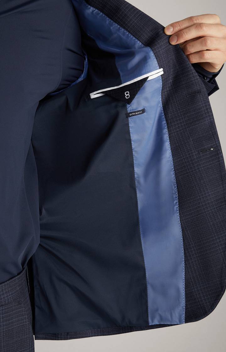 Joop Anzug Damon-Gun in Navy kariert Super Rabatt