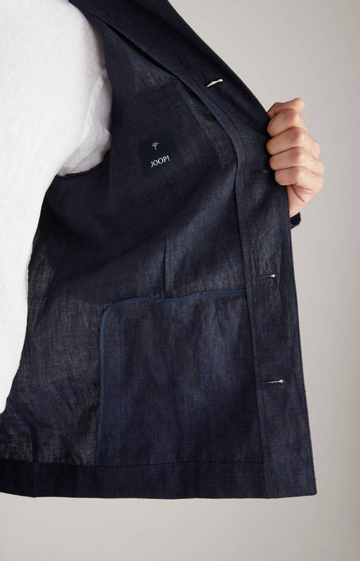 Joop Leinen-Jacke Hearts in Dunkelblau Clearance-Verkauf