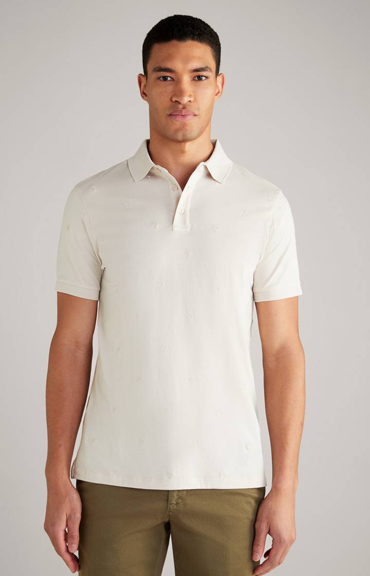 Joop Cornflower Poloshirt Pascal in Ecru im Angebot