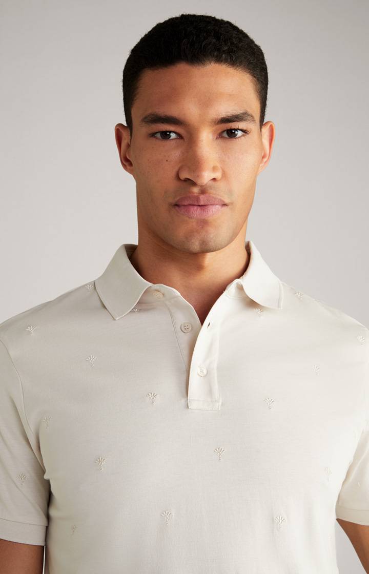 Joop Cornflower Poloshirt Pascal in Ecru im Angebot