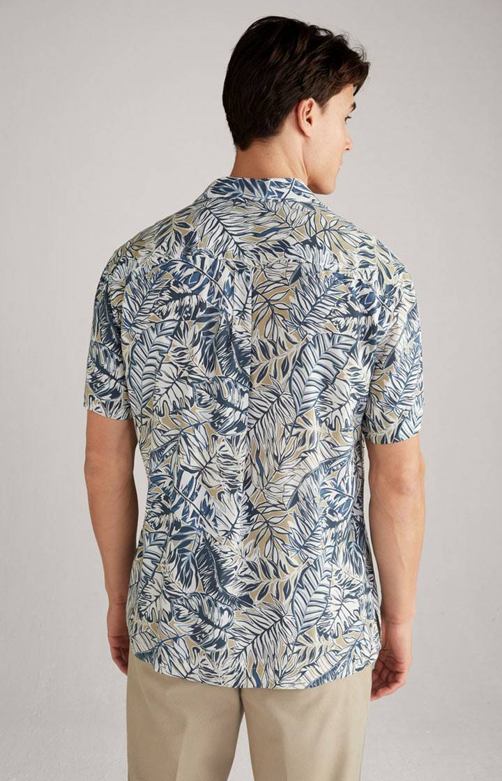 Joop Viskose-Hemd Hanes in Weiß/Blau/Beige Fabrik Onlineshop