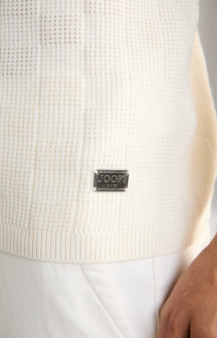 Joop Strick-Shirt Heiri in Creme Zeitlich begrenztes Angebot