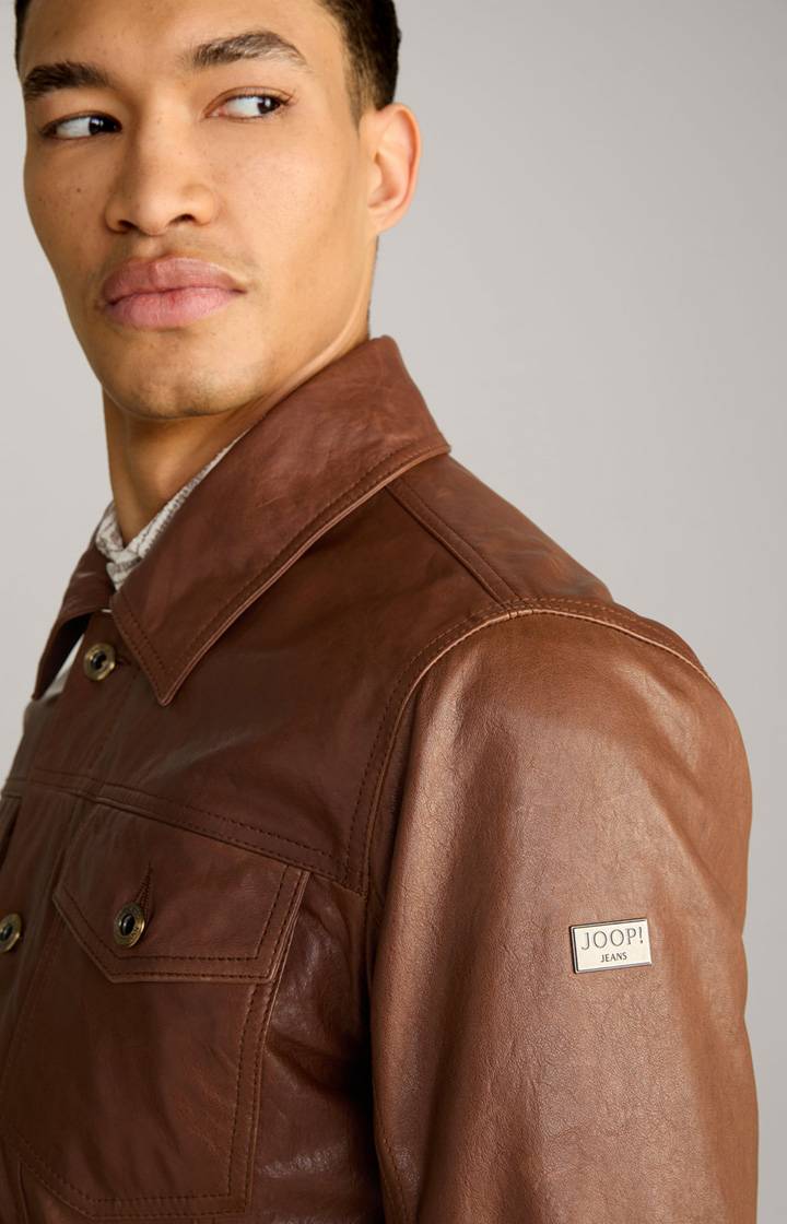 Joop Lederjacke Jean in Braun Neuheiten