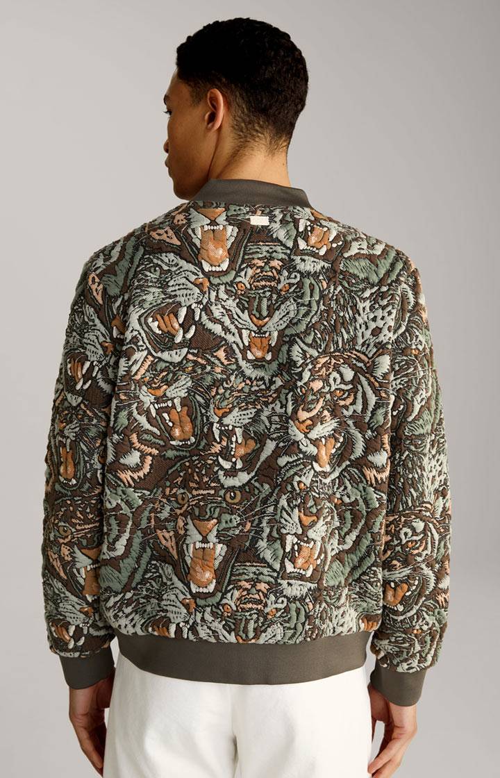 Joop Collegejacke Danger in Grün/Braun gemustert Bestseller
