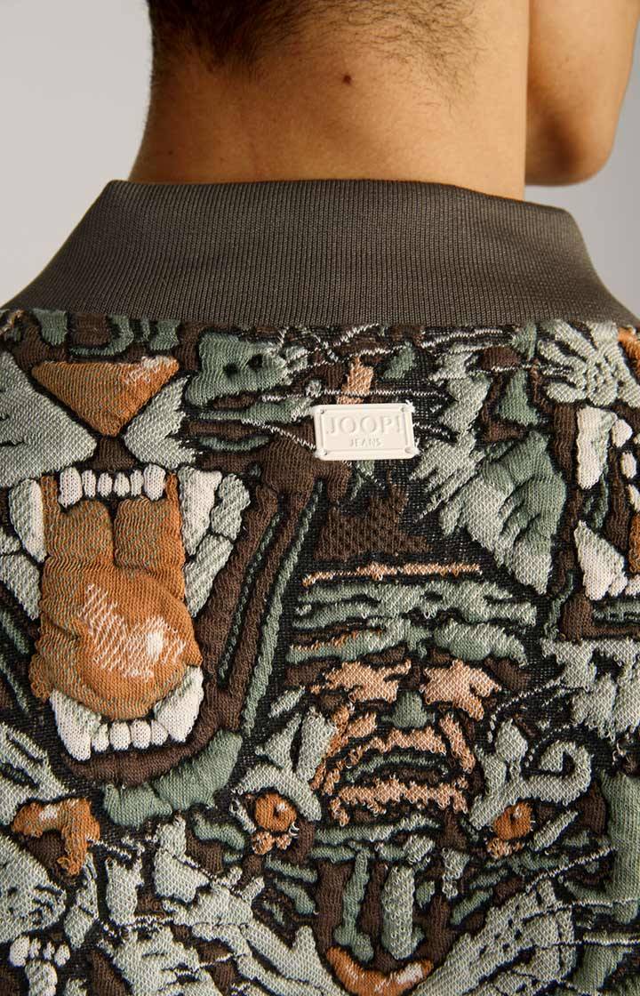 Joop Collegejacke Danger in Grün/Braun gemustert Bestseller