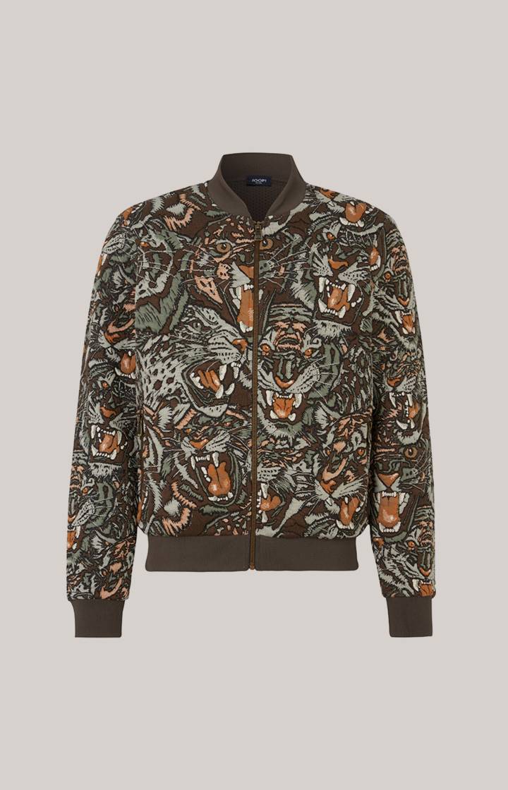 Joop Collegejacke Danger in Grün/Braun gemustert Bestseller