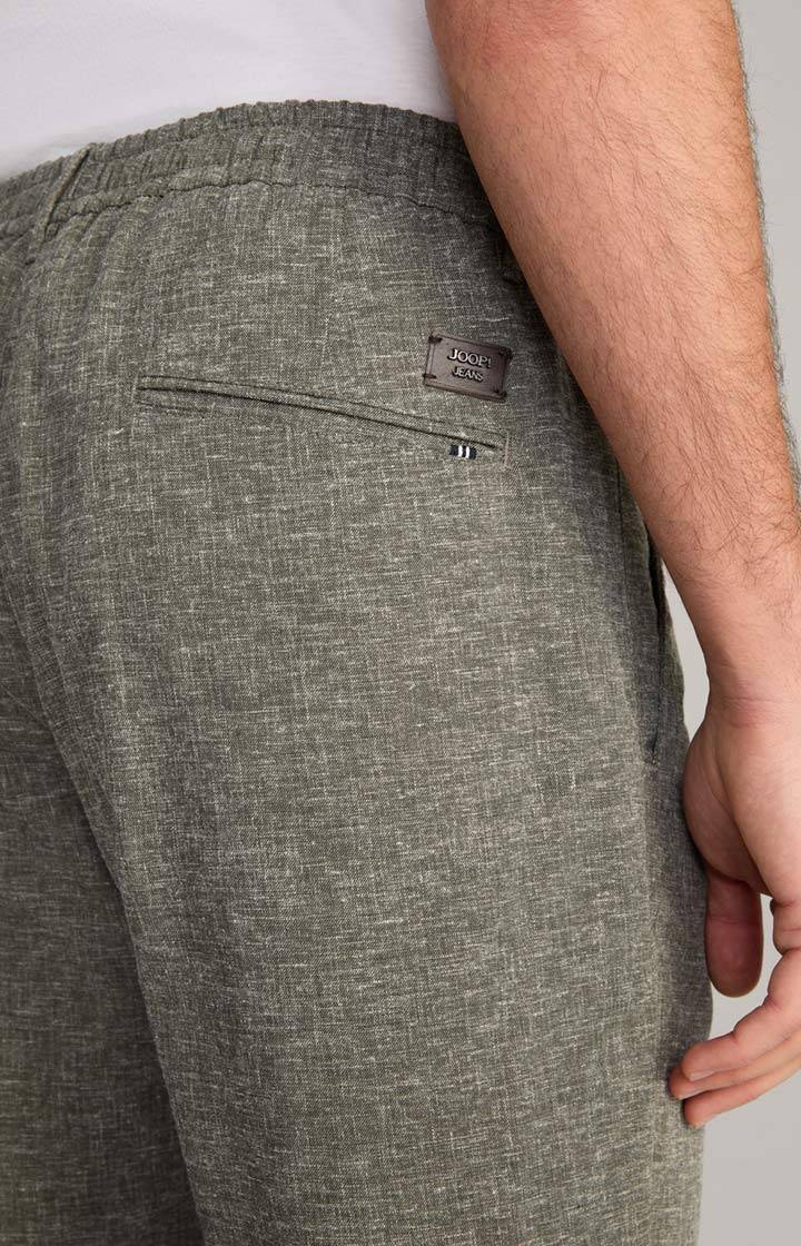 Joop Leinenmix-Chino Lead in Oliv meliert Riesige Ersparnisse