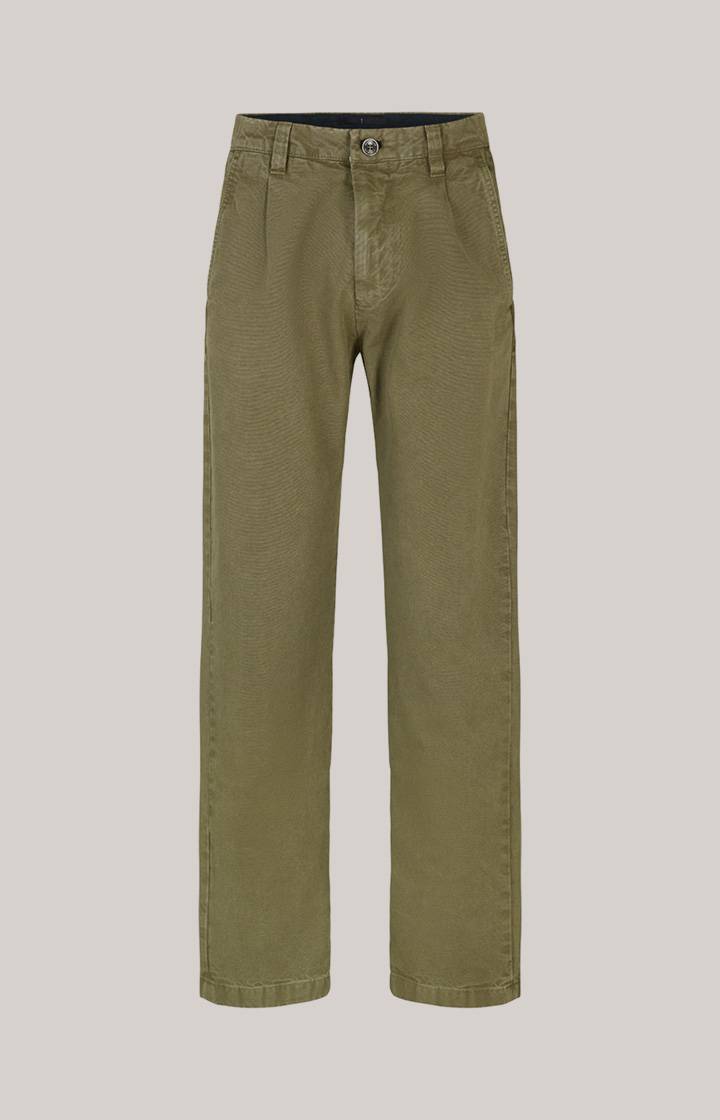 Joop Baumwoll-Chino Len in Oliv Super Sparpreis