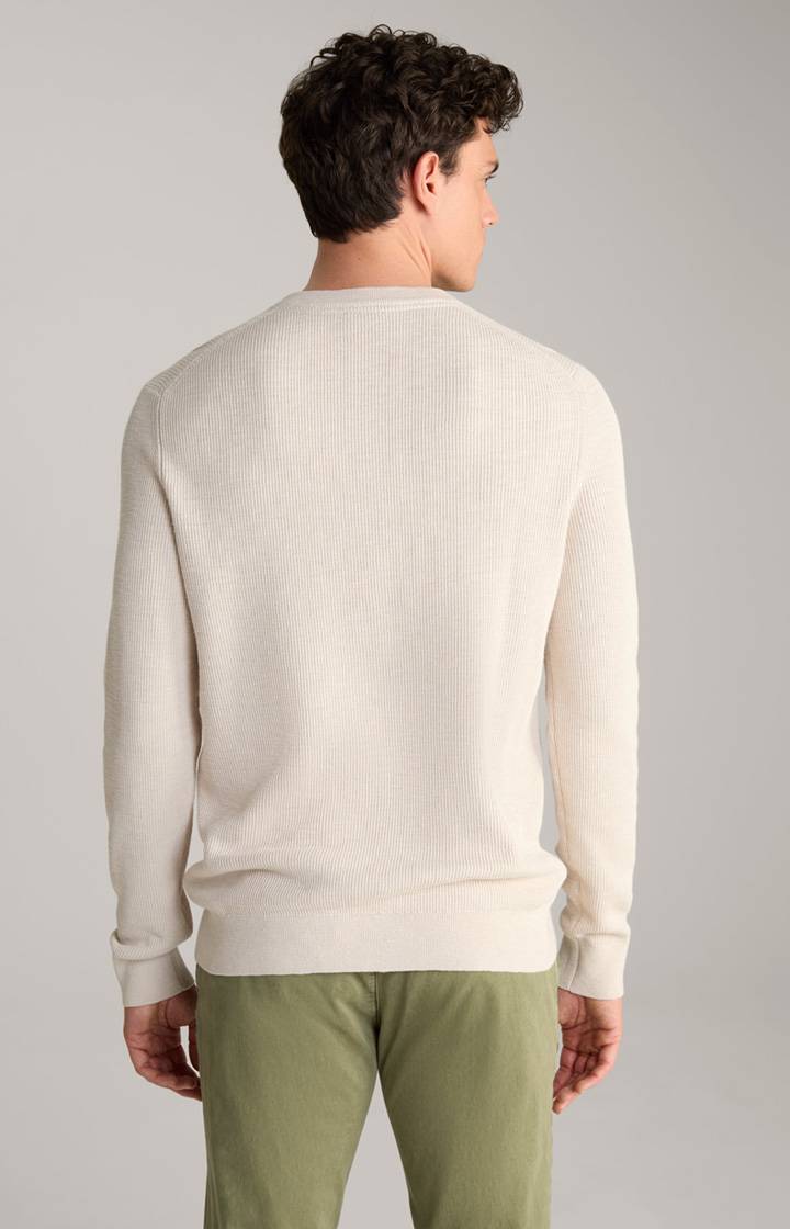 Joop Strickpullover Henley in Hellbeige Zeitbegrenzte Promotion