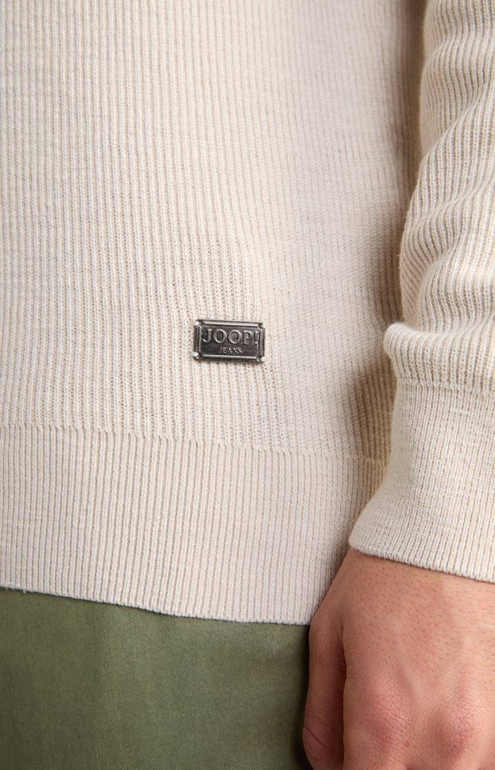 Joop Strickpullover Henley in Hellbeige Zeitbegrenzte Promotion