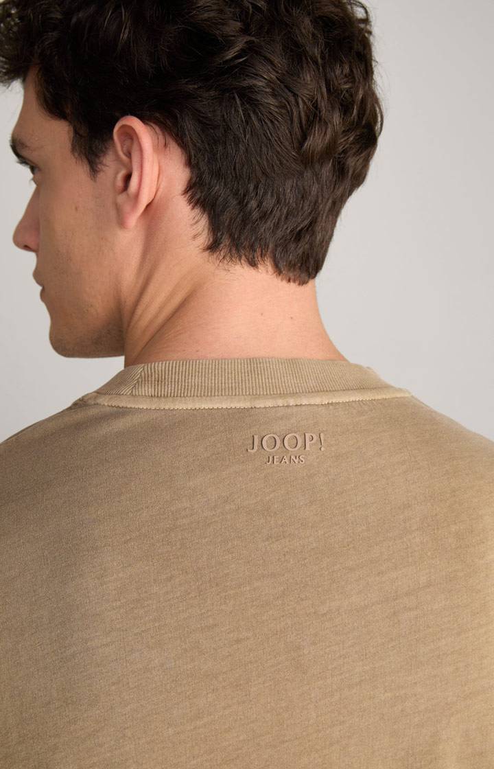 Joop Baumwoll-Langarmshirt Carlito in Hellbraun Bis zu 60% Rabatt