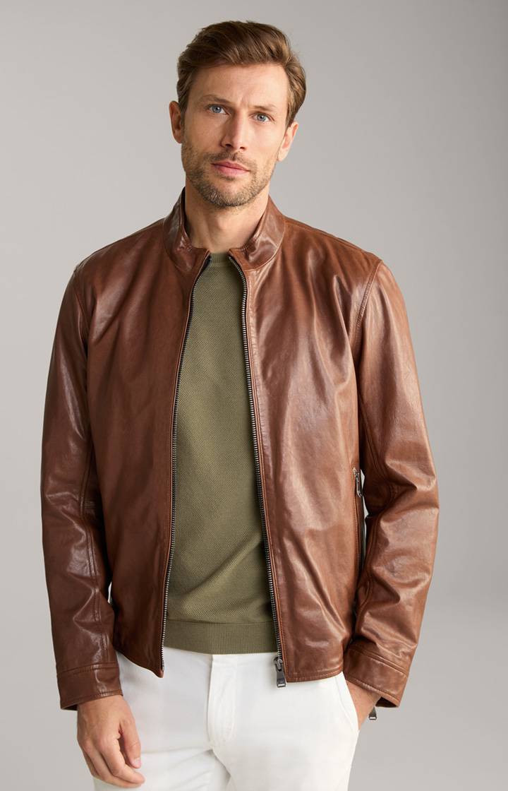 Joop Lederjacke Lif in Braun Bis zu 65% Rabatt