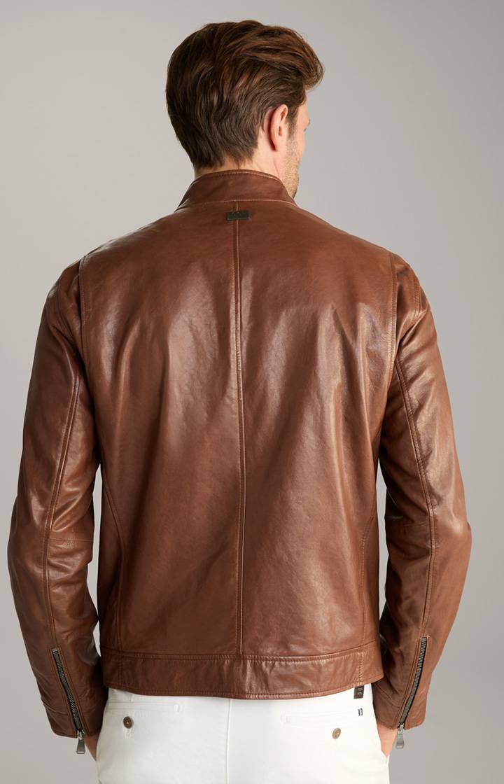 Joop Lederjacke Lif in Braun Bis zu 65% Rabatt
