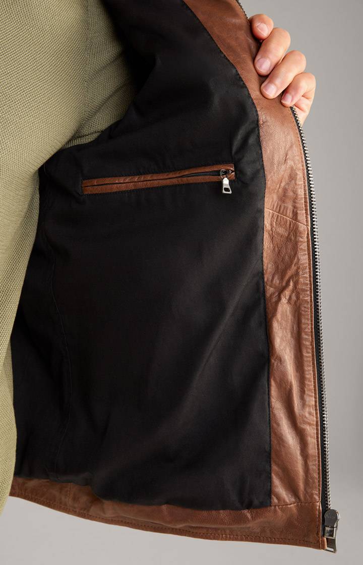 Joop Lederjacke Lif in Braun Bis zu 65% Rabatt