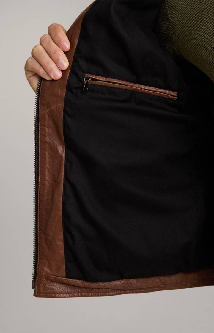 Joop Lederjacke Lif in Braun Bis zu 65% Rabatt