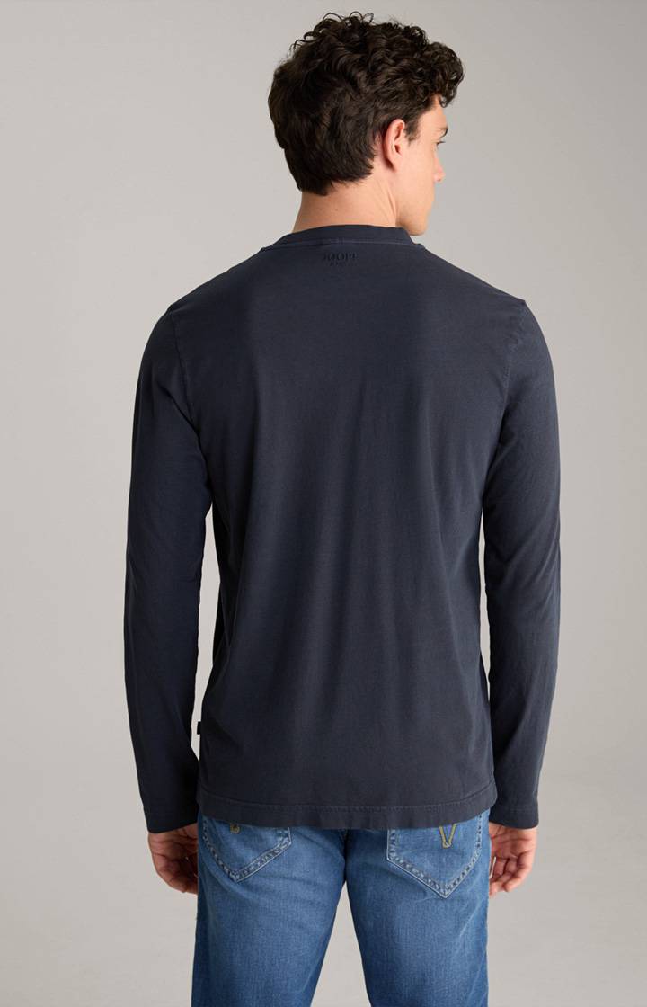 Joop Baumwoll-Langarmshirt Carlito in Navy Black Friday Preise