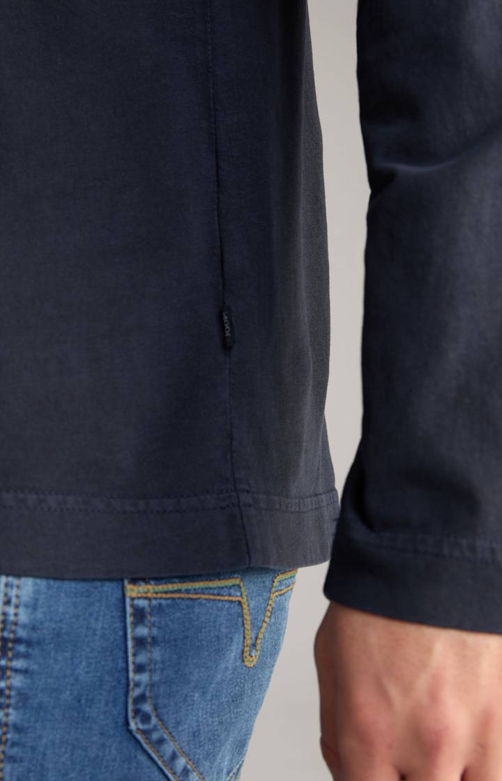 Joop Baumwoll-Langarmshirt Carlito in Navy Black Friday Preise