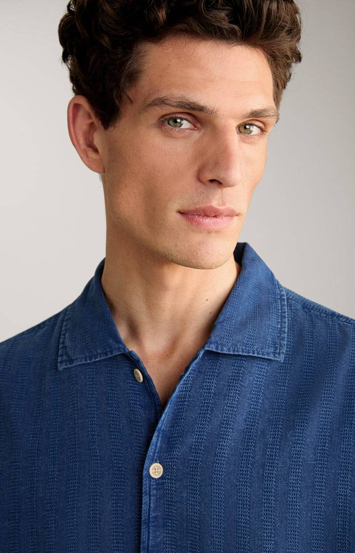 Joop Hemd Hanno in Denim Blau Kostenloser Versand