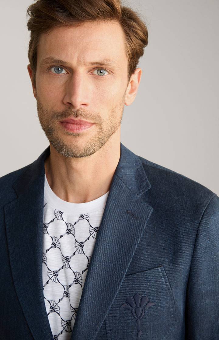Joop Leinenmix-Sakko Heathrow in Denim Blue Fabrik Onlineshop
