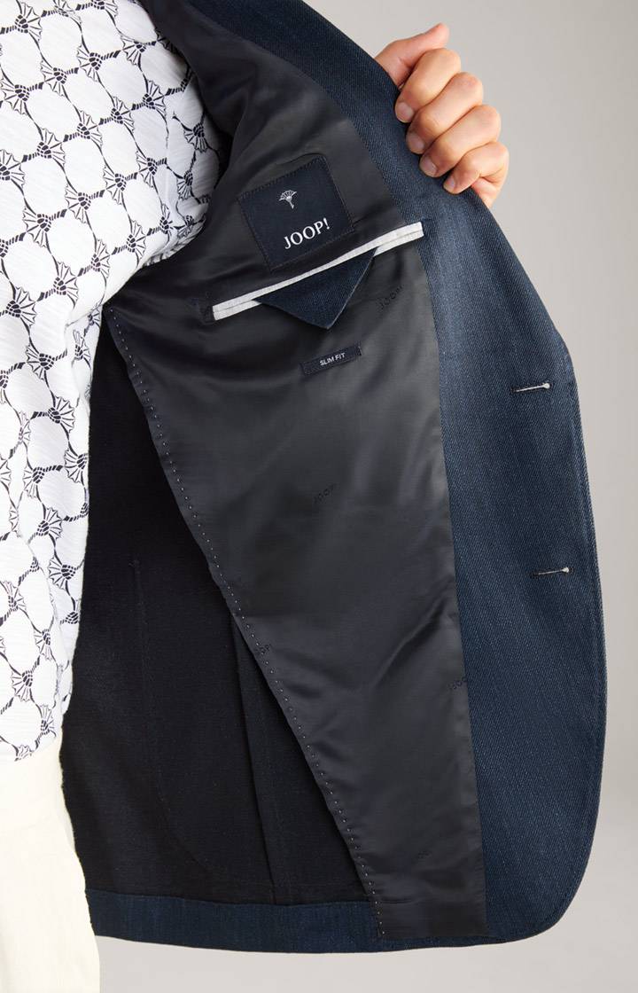 Joop Leinenmix-Sakko Heathrow in Denim Blue Fabrik Onlineshop