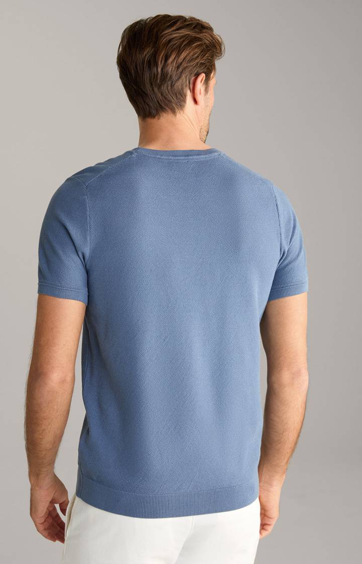 Joop Strick-Shirt Valdrio in Blau Online Shopping