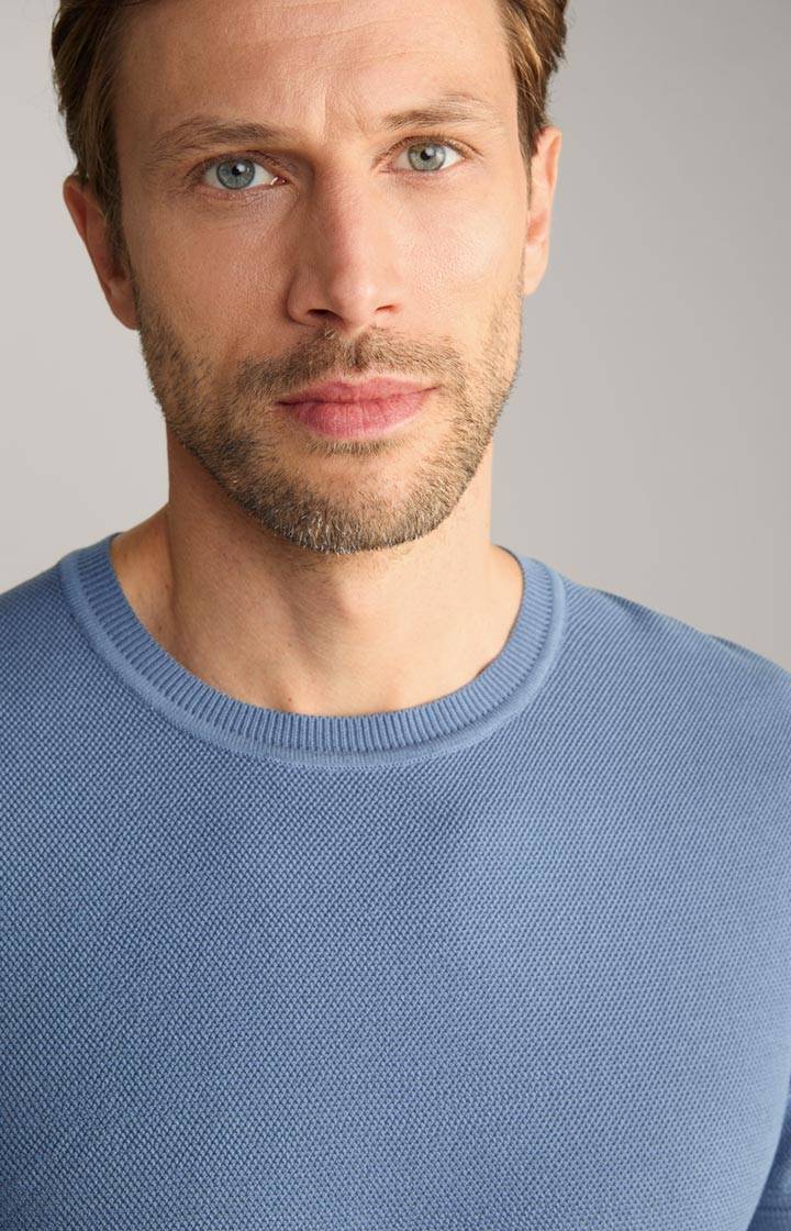 Joop Strick-Shirt Valdrio in Blau Online Shopping