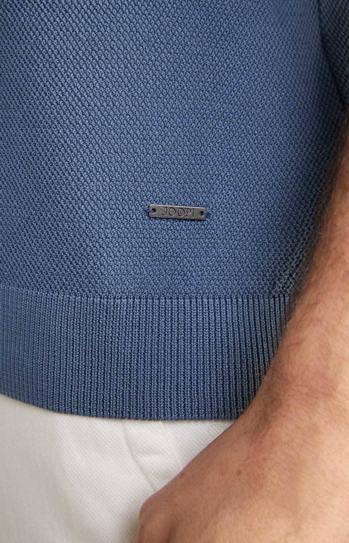 Joop Strick-Shirt Valdrio in Blau Online Shopping